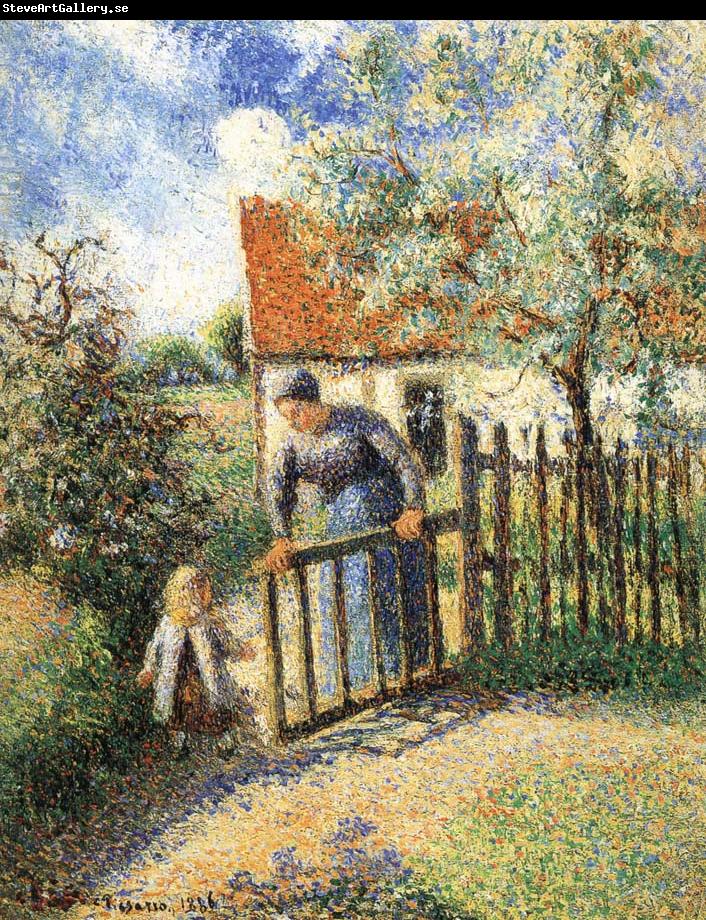 Camille Pissarro Mothers and children in the garden